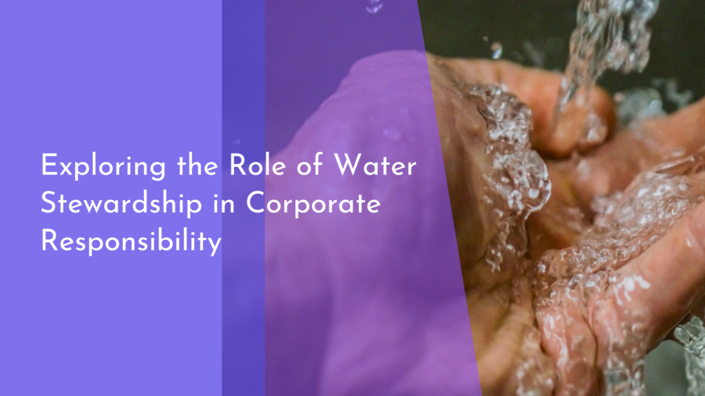 Exploring the Role of Water Stewardship in Corporate Responsibility