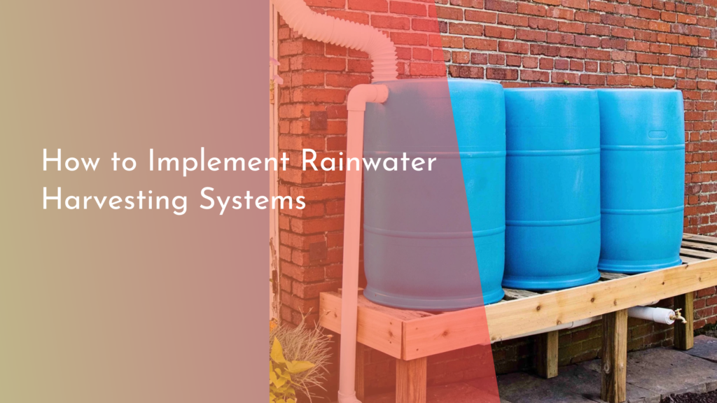 How to Implement Rainwater Harvesting Systems