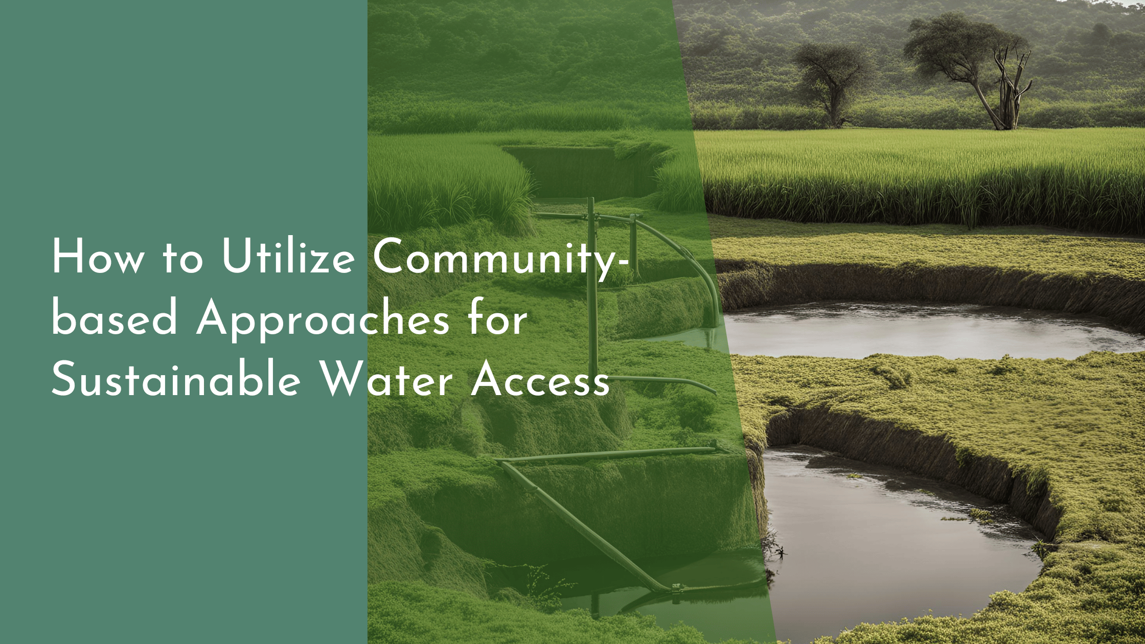 How to Utilize Community-based Approaches for Sustainable Water Access