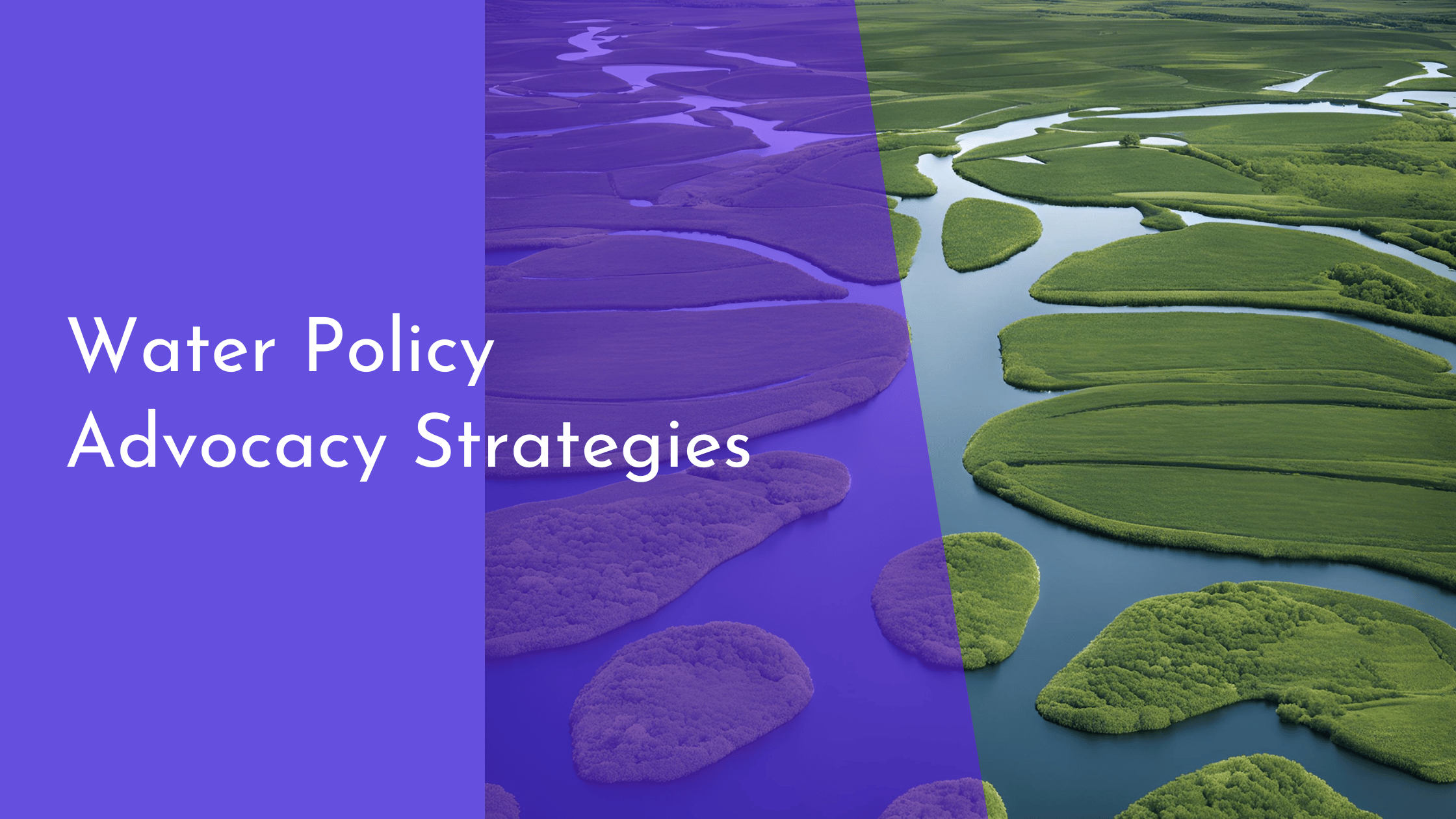 Water Policy Advocacy Strategies